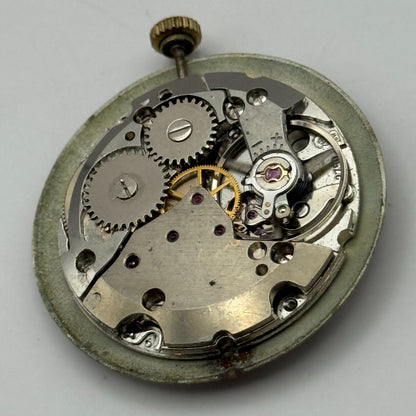 ETA 2750 Mystery Dial Watch Movement Running Manual Wind Vintage Parts 25.9mm