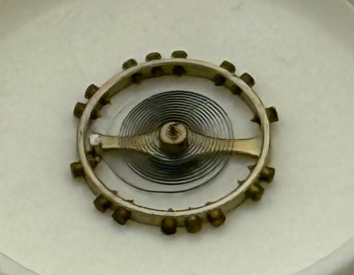 GSW 60, 66 Balance Wheel Complete And Spring 5 1/2''' Watch Movement Parts NOS