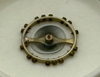 GSW 60, 66 Balance Wheel Complete And Spring 5 1/2''' Watch Movement Parts NOS