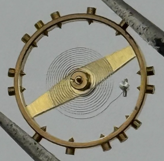 AS 984 Balance Wheel Complete And Spring 81 M Watch Movement Parts NOS