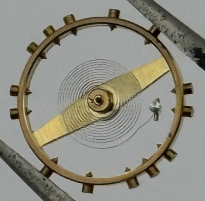 AS 984 Balance Wheel Complete And Spring 81 M Watch Movement Parts NOS