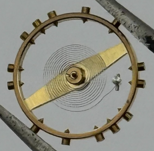 AS 984 Balance Wheel Complete And Spring 81 M Watch Movement Parts NOS