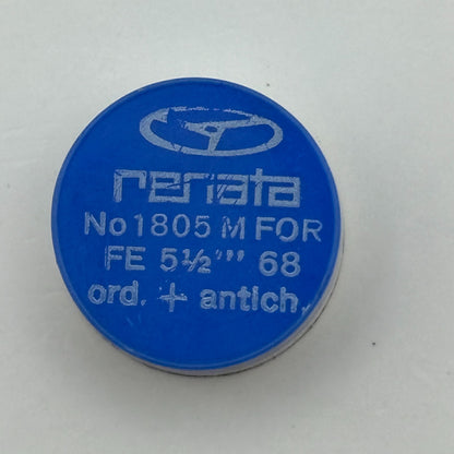 FE 68 Balance Wheel Complete And Spring 5 1/2'''  1805 M Watch Movement Parts 