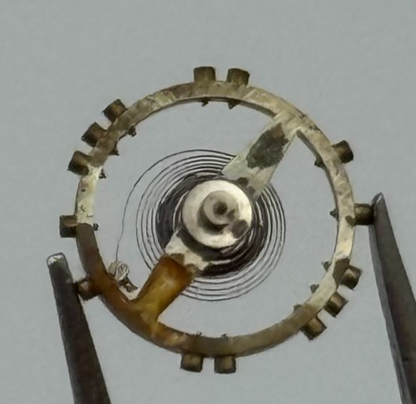FHF 60 Balance Wheel Complete And Spring 6/8''' 200 M Watch Movement Parts