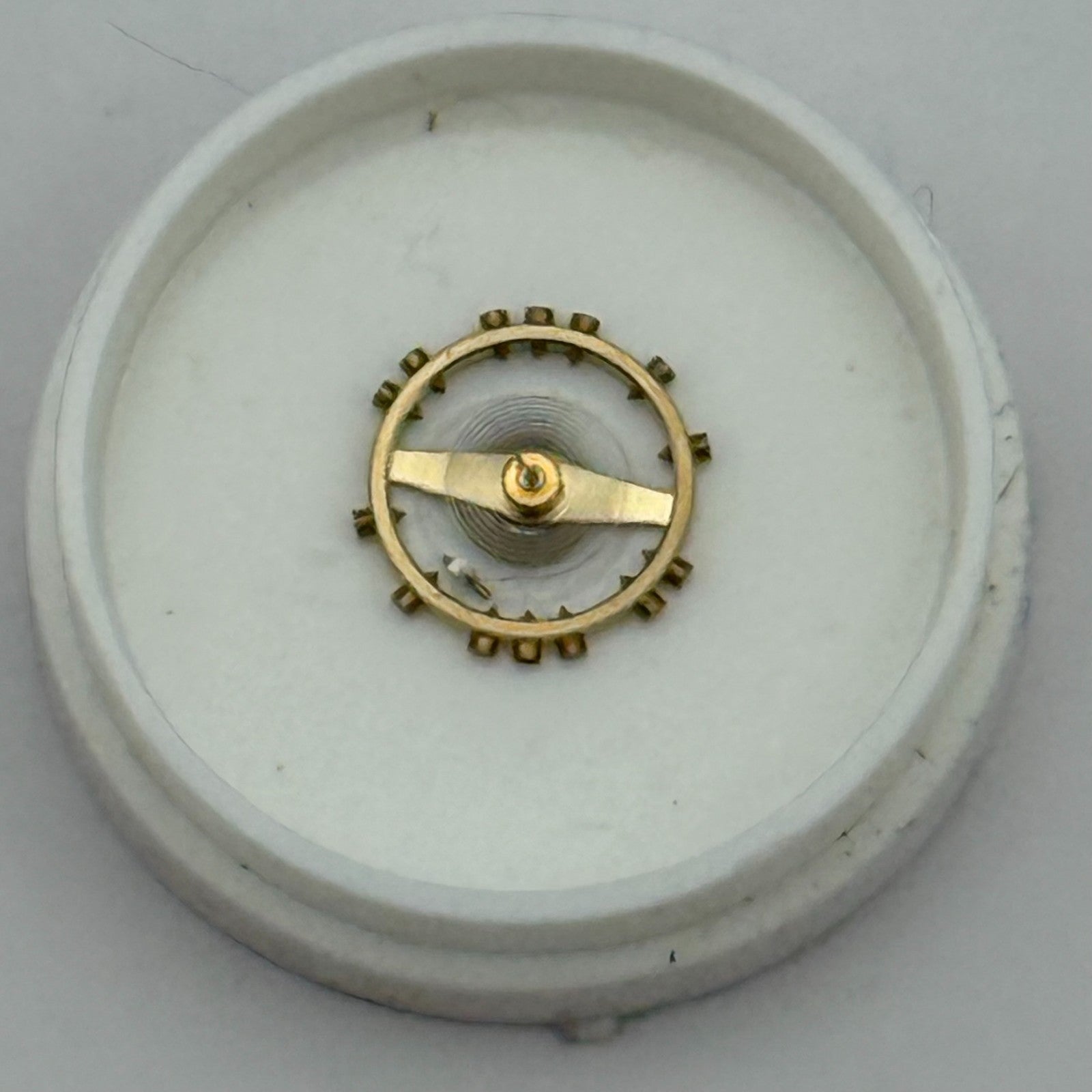 AS 1677 Balance Wheel Complete And Spring Inca 1224 M Watch Movement Parts NOS