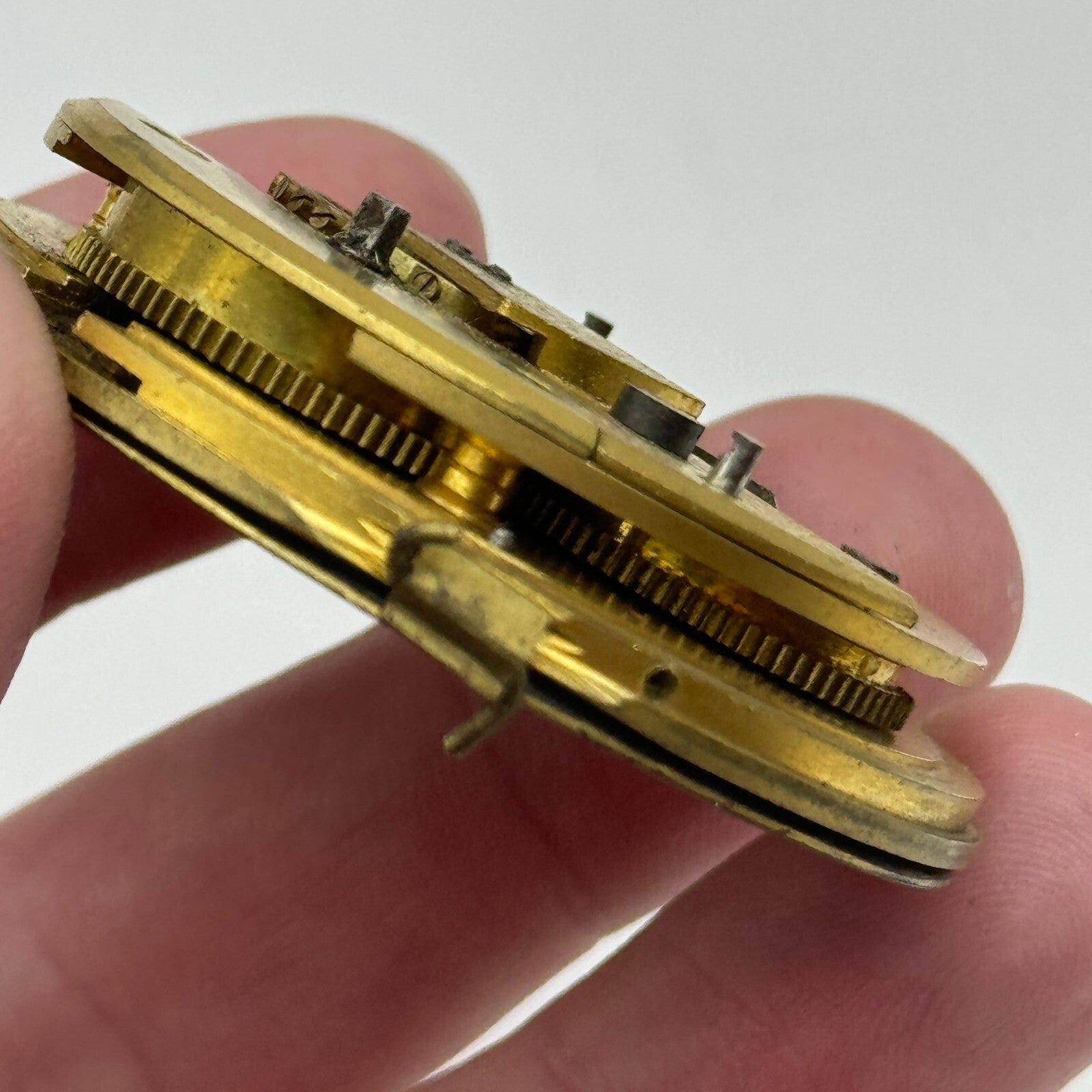 Antique 50mm Good Quality English Pocket Watch Movement Unidentified PARTS SPARE