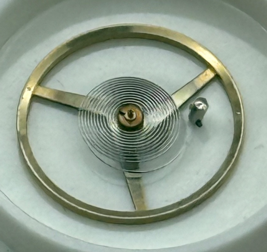 Felsa 4000 Balance Wheel Complete And Spring Inca 965 M Watch Movement Parts NOS