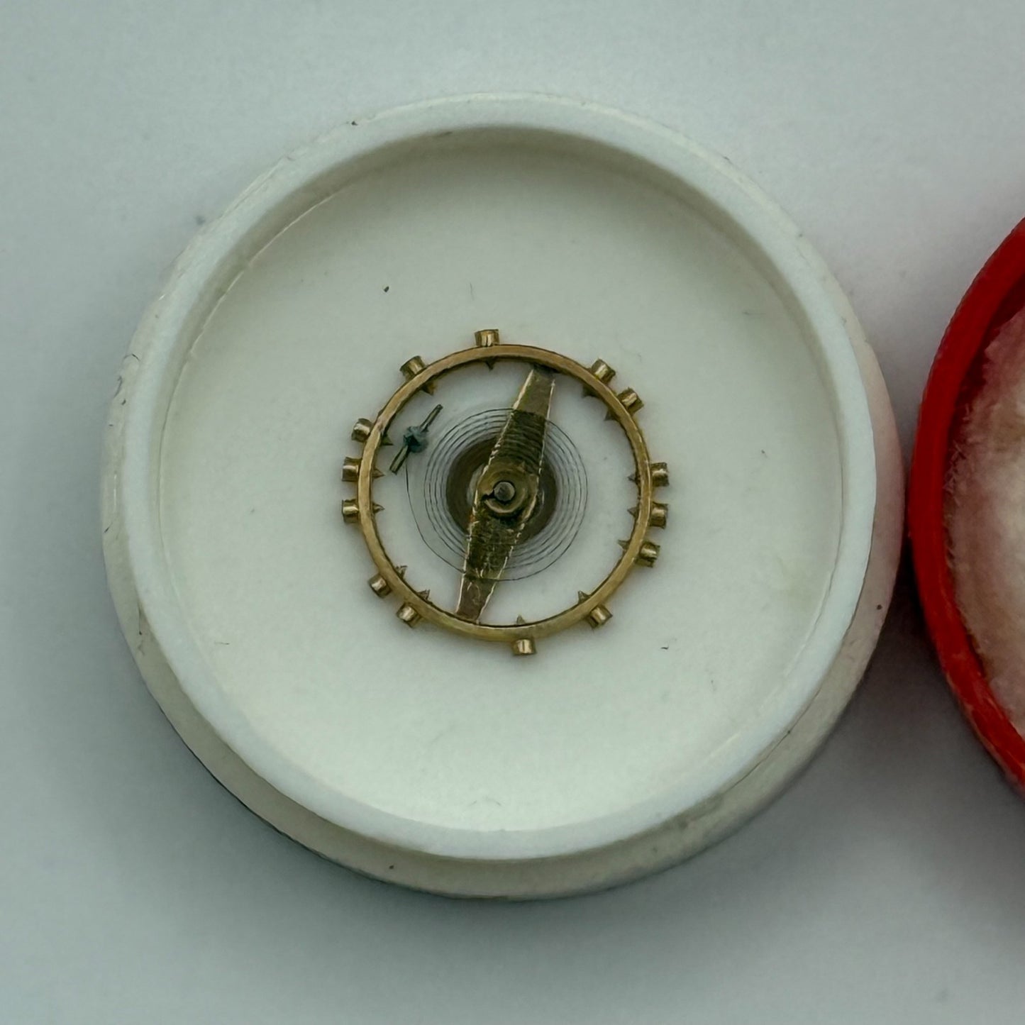 ETA 761, 1201 Balance Wheel Complete And Spring  145 Watch Movement Parts NOS