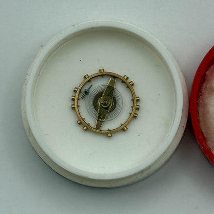 ETA 761, 1201 Balance Wheel Complete And Spring  145 Watch Movement Parts NOS