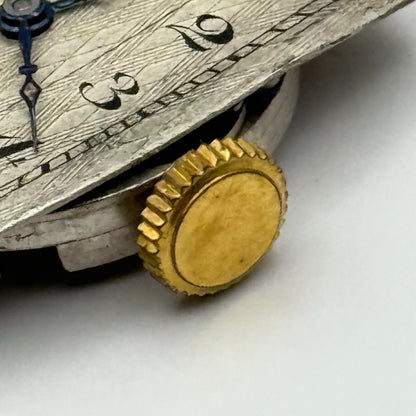 Art Deco 15 Jewels Swiss Sub Seconds Watch Movement Manual Wind Parts 19.6mm