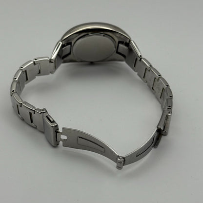 Ellesse Ladies Quartz Watch Silver Tone Bracelet Steel Japan Working 28mm