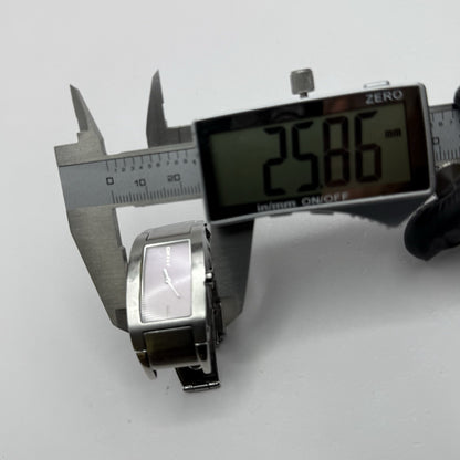 23mm Working Ladies DKNY NY-3030 Stainless Steel Quartz Watch Broken Strap