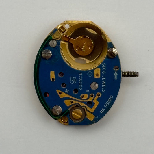 ETA 978.002 Quartz Watch Movement Incomplete Swiss Ladies Vintage Parts Repair
