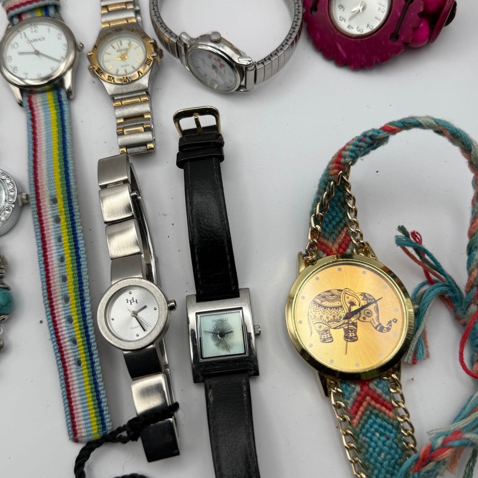 Bundle Of 15 Quartz Watches Job Lot Modern / Vintage Untested Parts / Repair