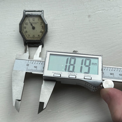 31mm Men's Vintage Shock Proof  Ever Swiss Made Manual Wind Watch PARTS REPAIR