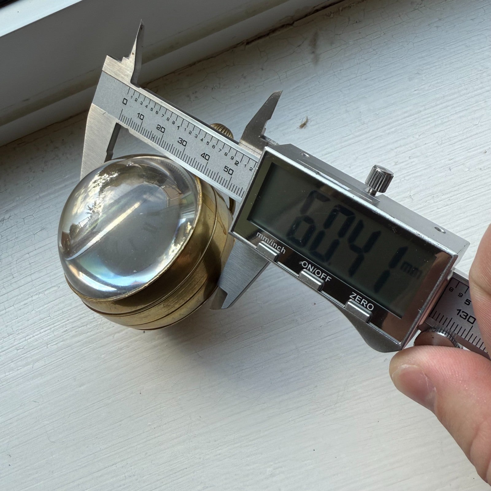 Roskopf Pocket Watch Unusual Fhf St 96 Magnifier Round Vintage To Repair Parts