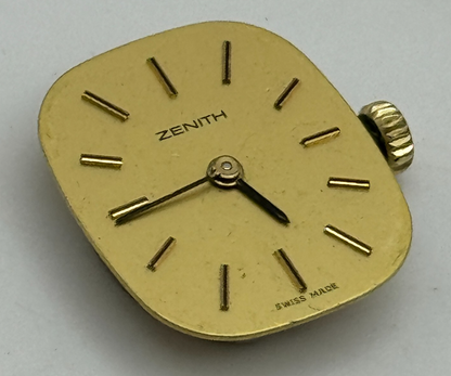12.9mm Ladies Zenith Cal 16.5 Manual Wind Watch Movement Swiss Vintage PARTS