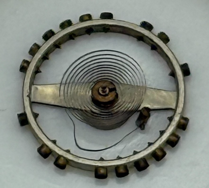 Peseux 220 Balance Wheel Complete And Spring 8¾’’’ 282 M Watch Movement Parts