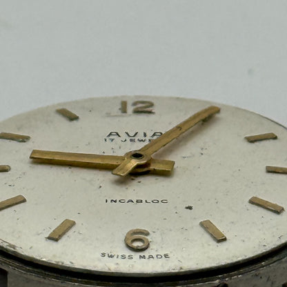 FHF ST 96 Watch Movement Avia Manual Wind Vintage Swiss Parts Repair 25.9mm