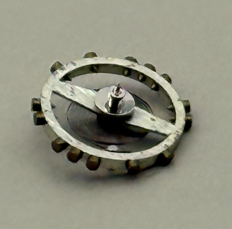 FEF 6600 Balance Wheel Complete And Spring  Inca 1181 M Watch Movement Parts NOS