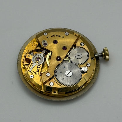 Garrard Felsa 391 Running Watch Movement Manual Wind Vintage Swiss Parts 27mm