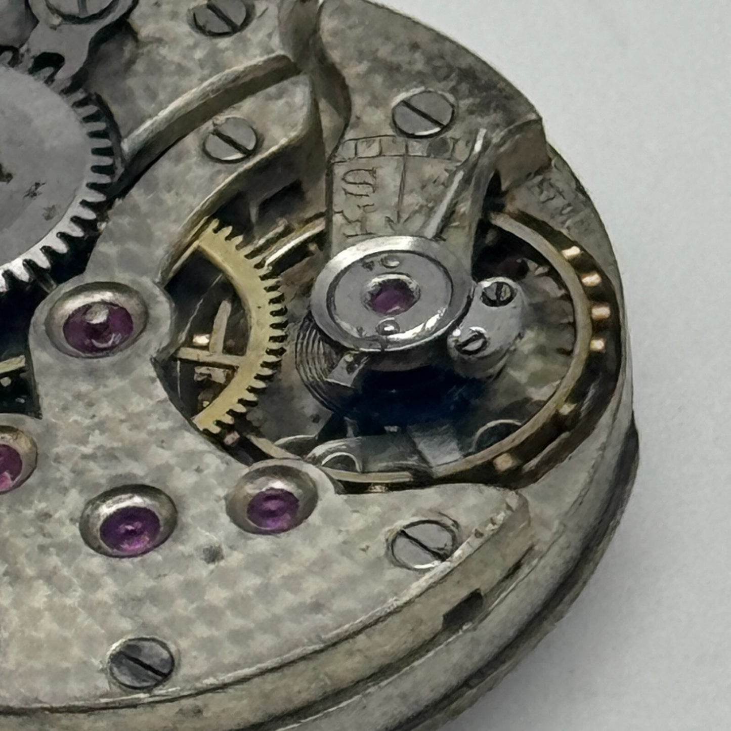 25mm Men's Dreadnought Balance Ok Vintage Swiss Trench Watch Movement PARTS