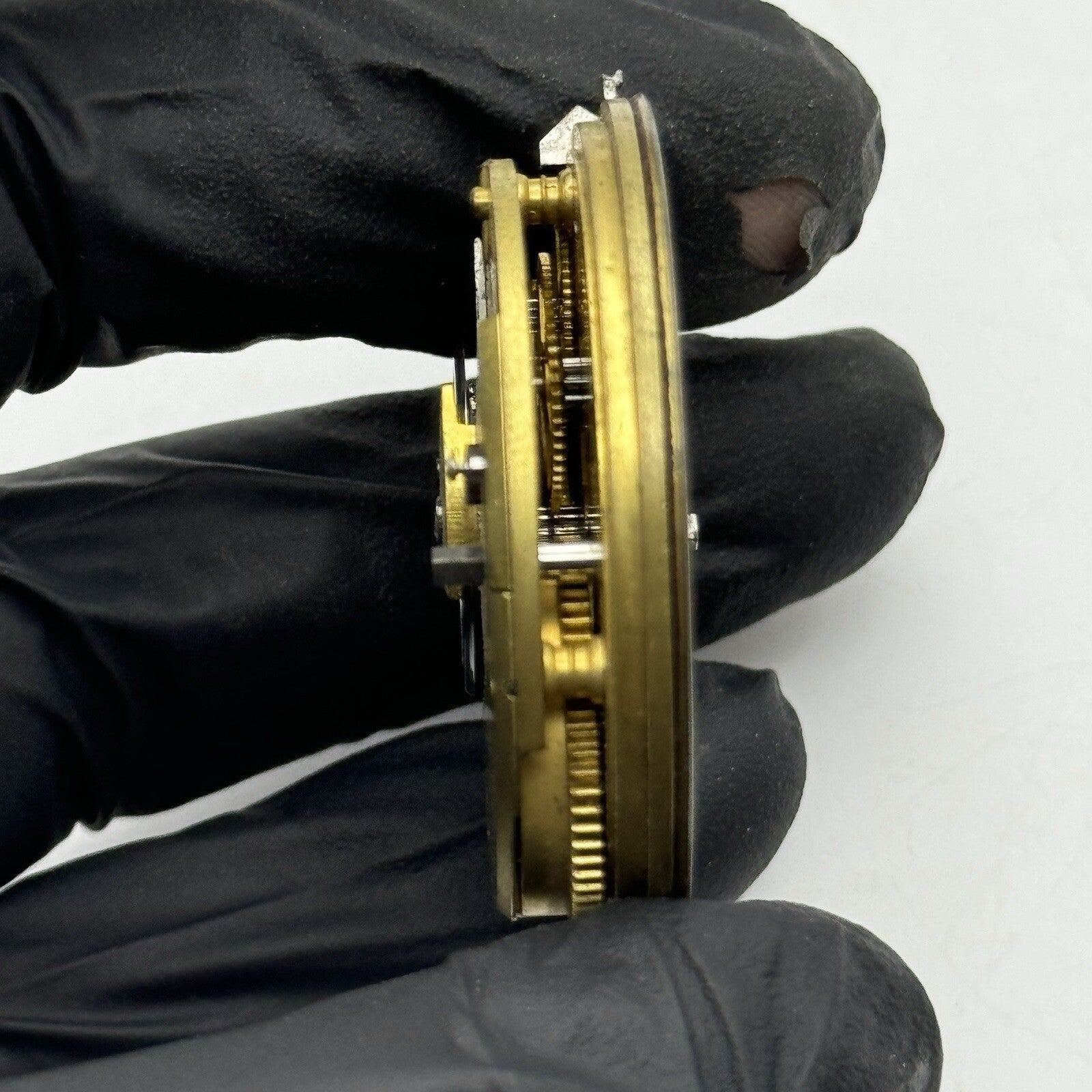 43mm Manual Wind E Johnson & Son Derby Pocket Watch Movement Dial FOR PARTS
