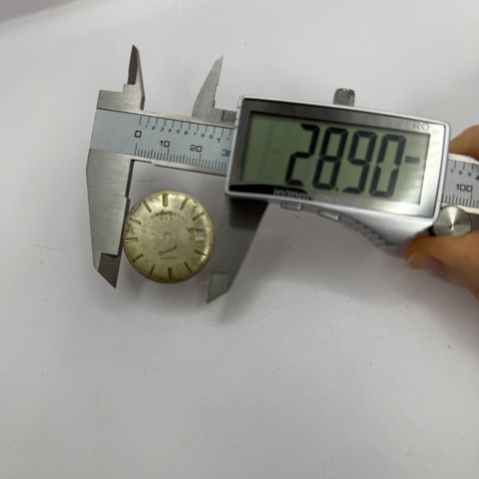 Bernex Barracuda ETA 2472 Automatic Partial Manual Wind Vintage PARTS 25.9mm 