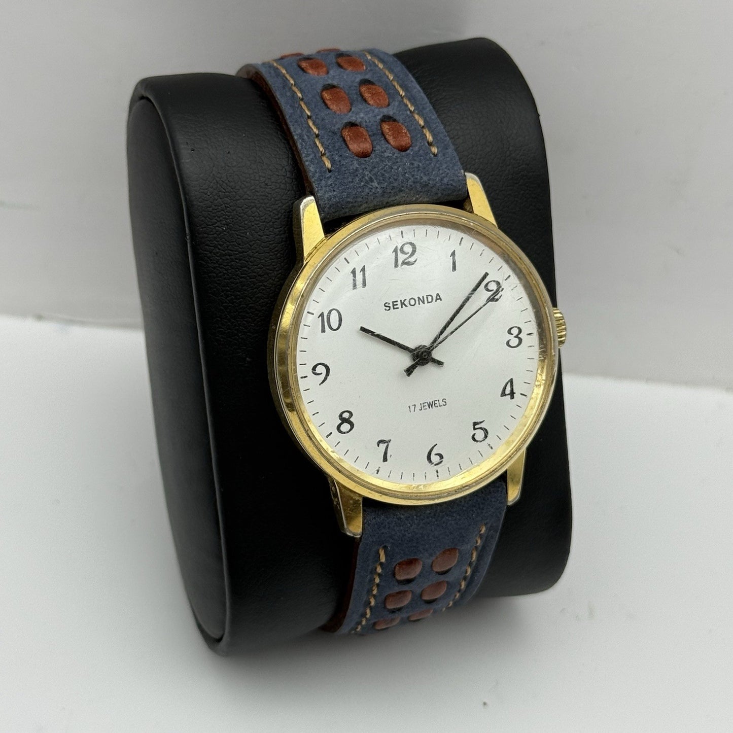 34mm Running Vintage Men’s Sekonda 17 Jewels Manual Wind Watch PARTS REPAIR