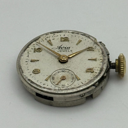 19.7mm Ladies Avia Derby D 40 Manual Wind Watch Movement Swiss Vintage PARTS