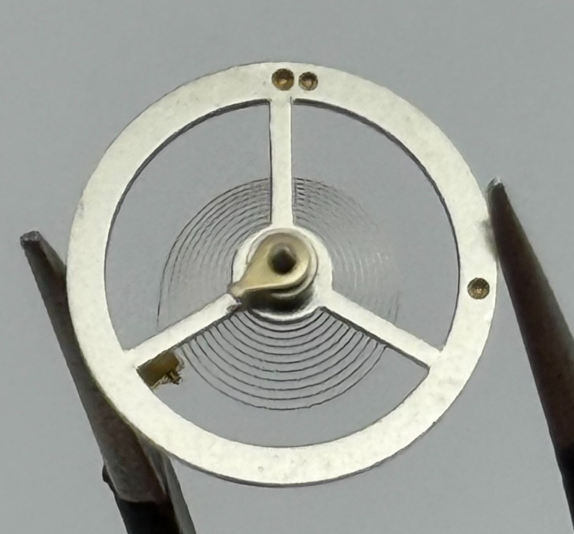 Desa 320 Balance Wheel Complete And Spring 1607 Watch Movement Parts NOS