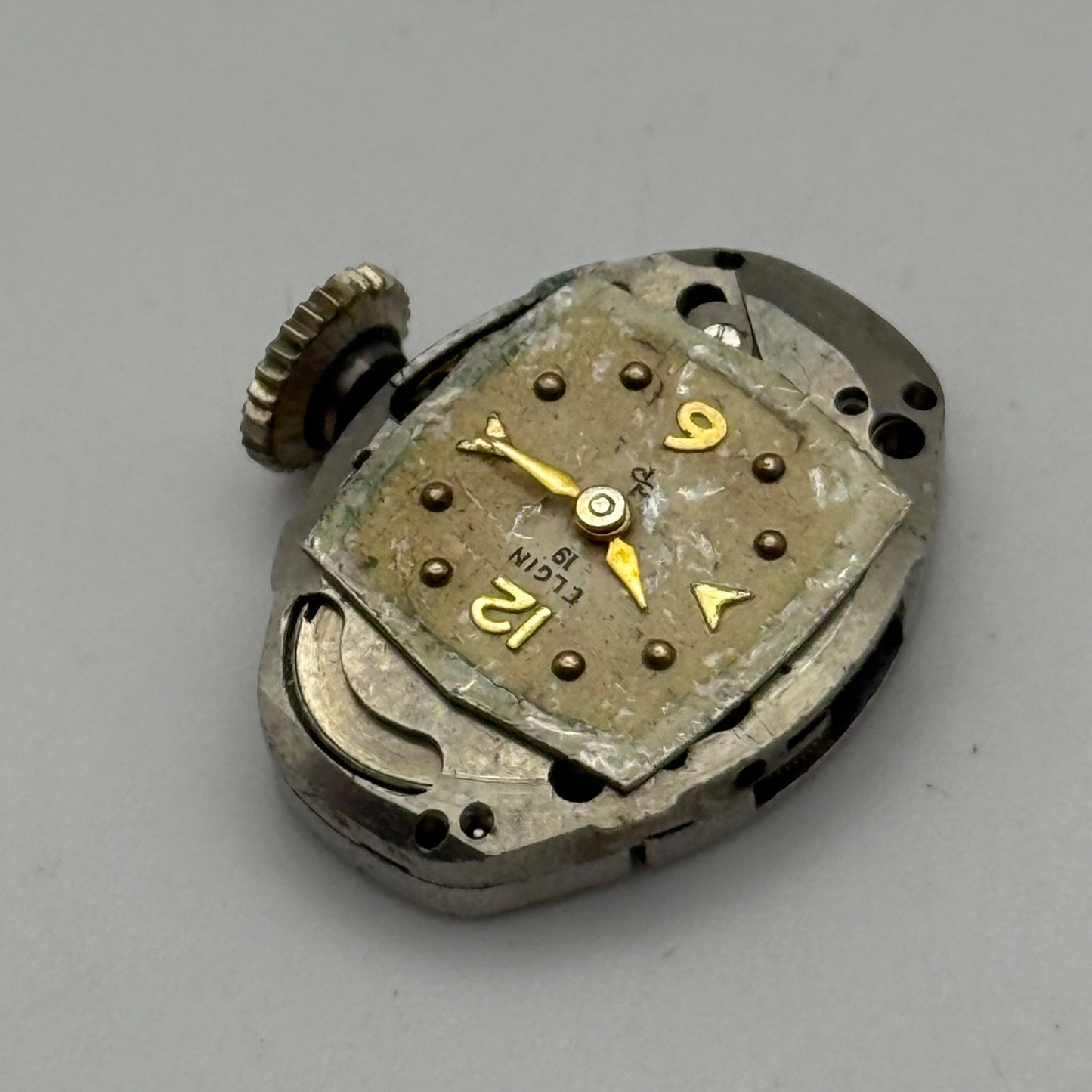 Elgin 660 Watch Movement 17 Jewels USA Vintage American Parts Repair 14.3mm