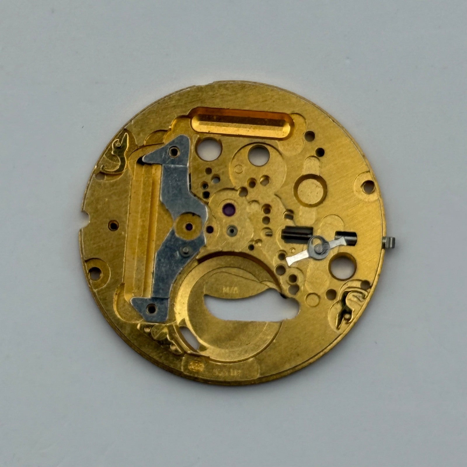 ETA 955.112 Watch Movement Main Plate Quartz Vintage Swiss Parts Repair 26.1mm