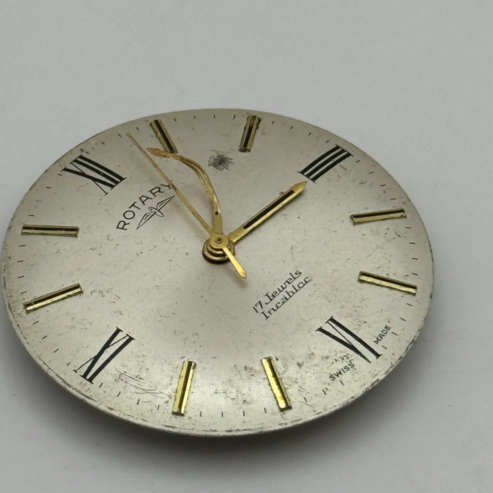25.9mm Rotary AS 1900 / 01 Manual Wind Watch Movement Vintage Swiss PARTS SPARES