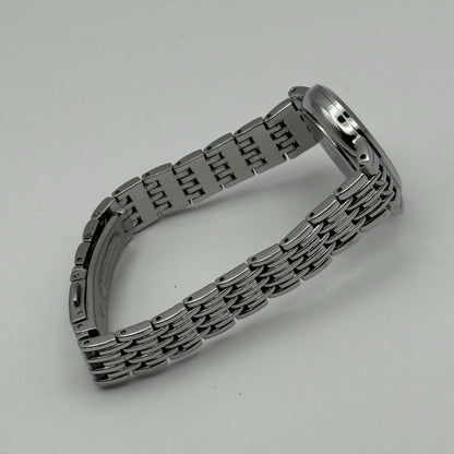 Accurist Ladies Quartz Watch Sparkle Dial Silver Steel Bracelet Working 25mm