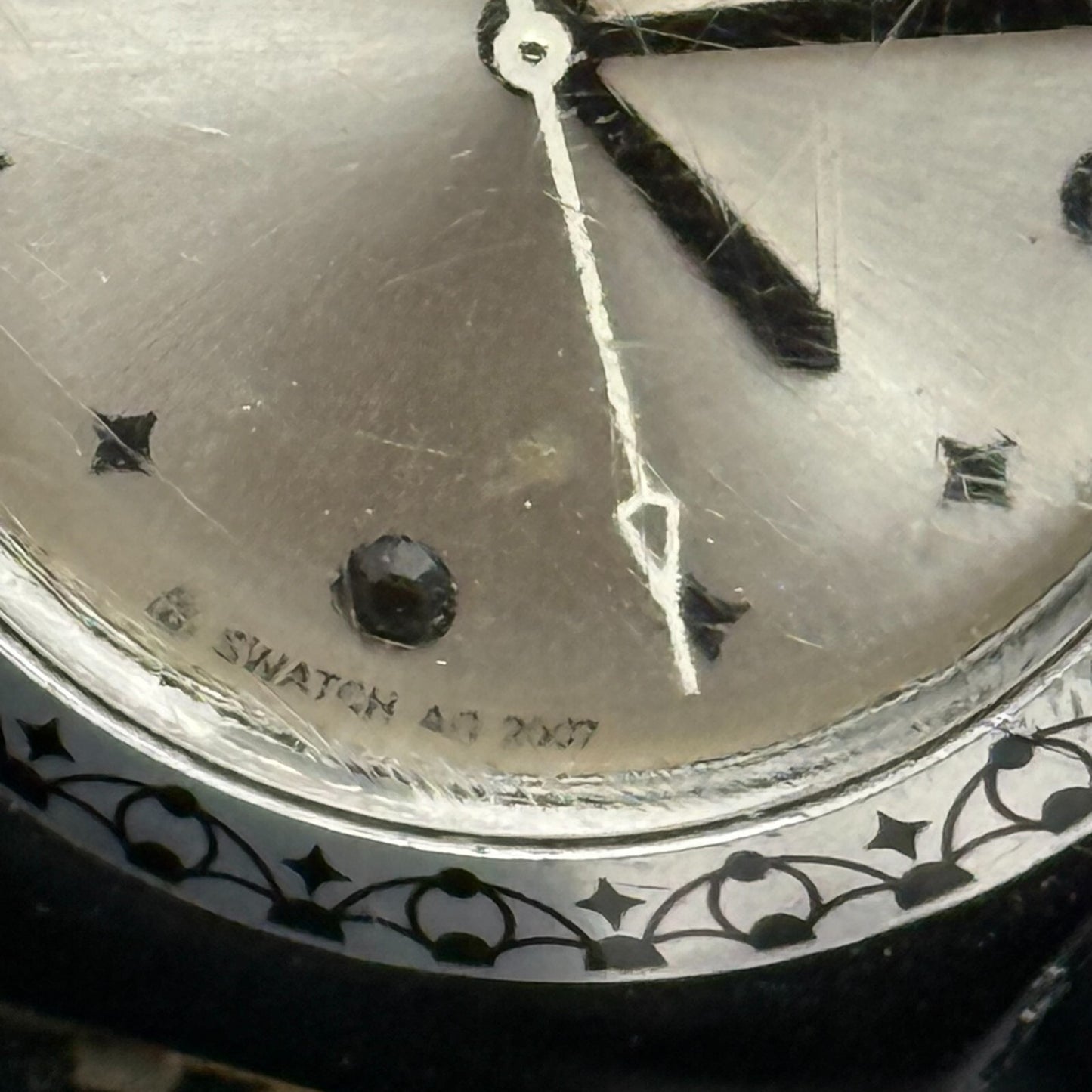 32mm Vintage 2007 Swatch Irony Quartz Watch UNTESTED PARTS REPAIR