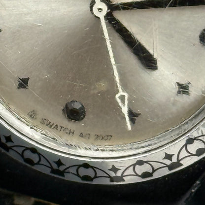 32mm Vintage 2007 Swatch Irony Quartz Watch UNTESTED PARTS REPAIR