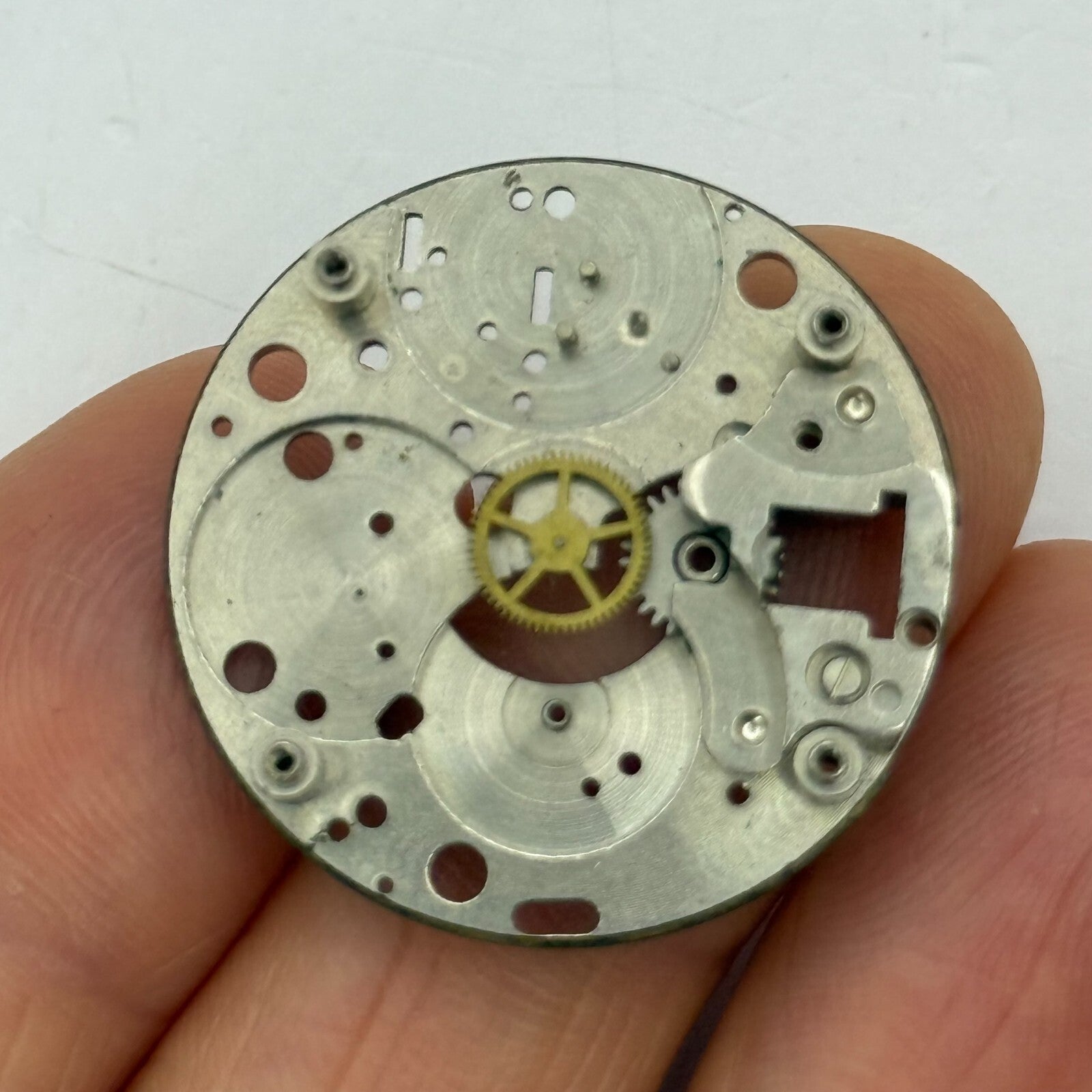 26.9mm Vintage BFG 866 Partial Manual Wind Watch Movement PARTS REPAIR