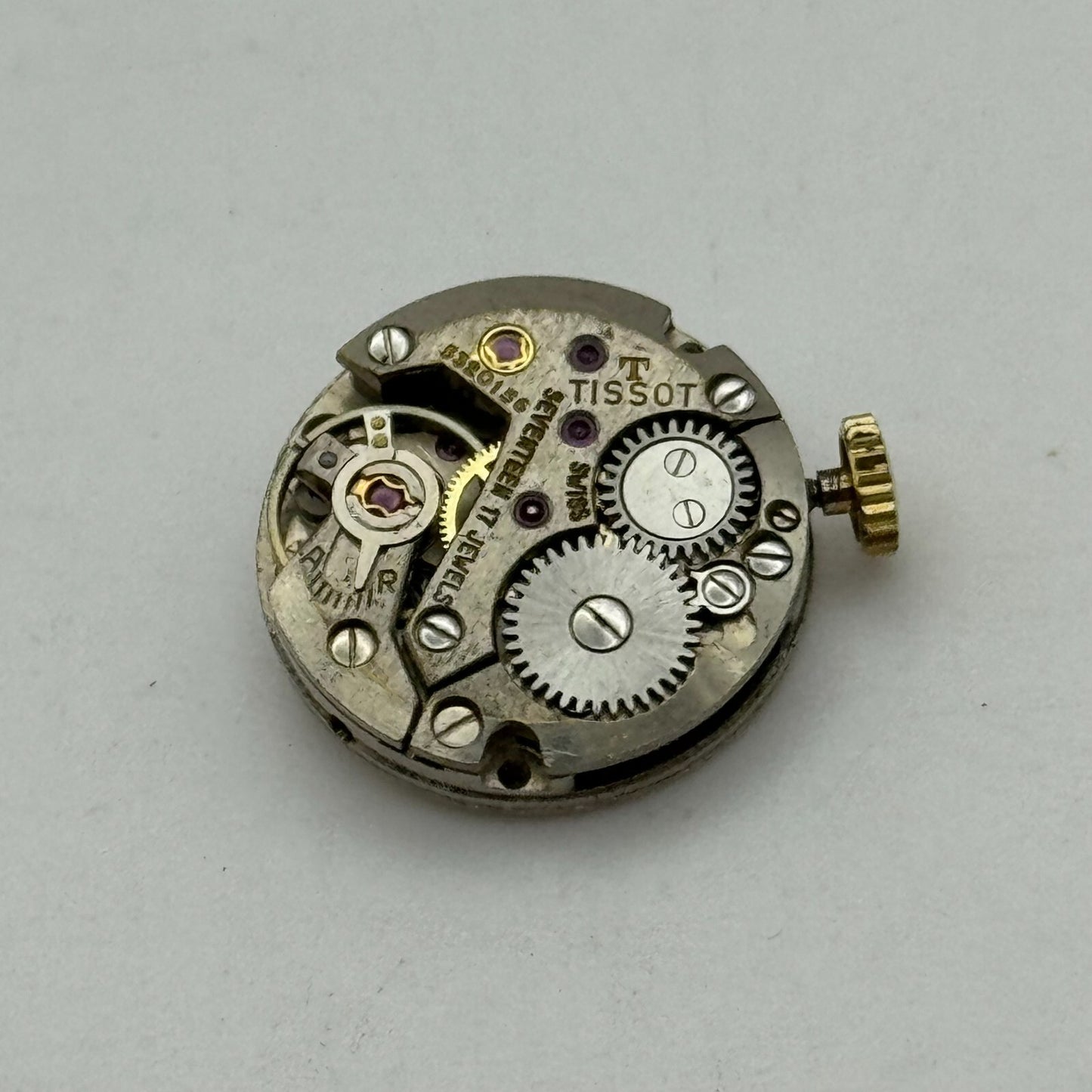15.5mm Running Tissot 709 Manual Wind 17 Jewels Watch Movement PARTS REPAIR