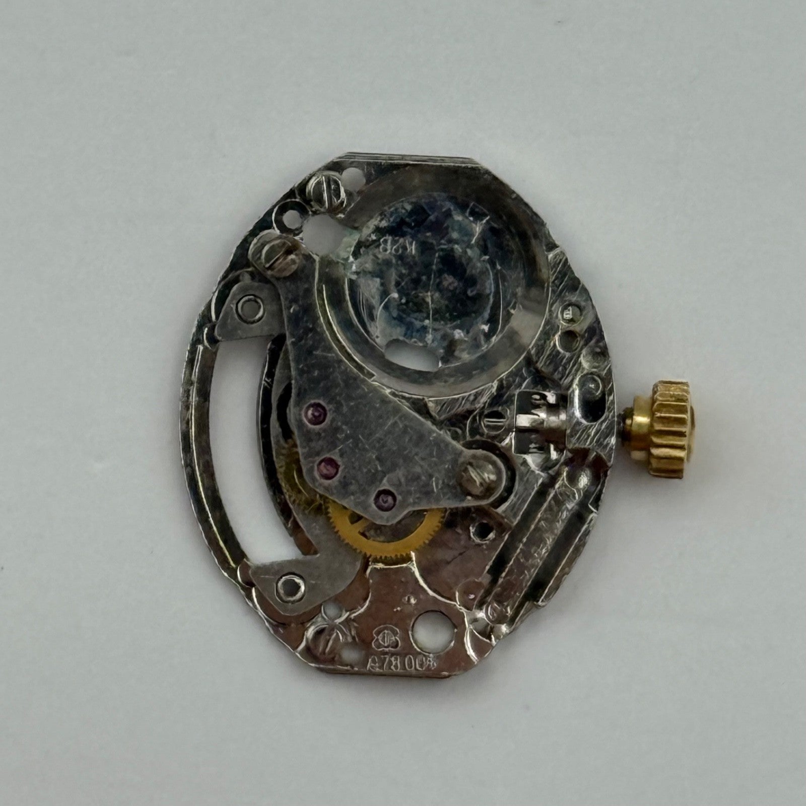 ETA 978.001 Quartz Watch Movement Incomplete Swiss Ladies Vintage Parts Repair