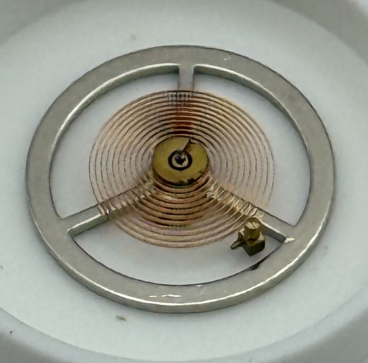 BFG 866 Balance Wheel Complete And Spring  DGT 54 Watch Movement Parts NOS 