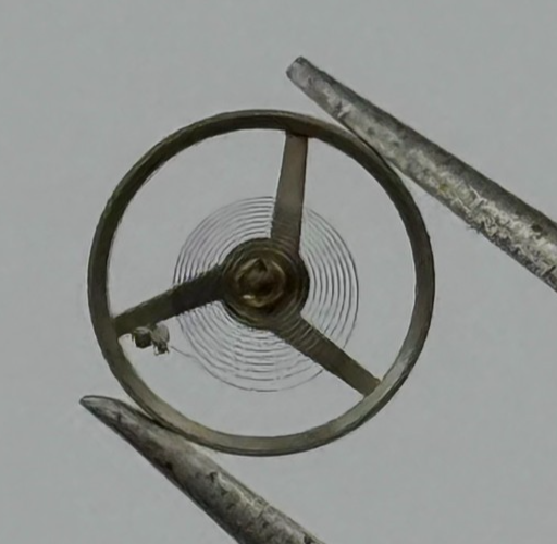 FHF 59-21 Balance Wheel Complete And Spring  Inca 1353 Watch Movement Parts NOS