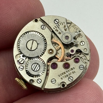 19.7mm H Samuel Acme Lever Cal 357 Manual Wind Swiss Watch Movement PARTS REPAIR