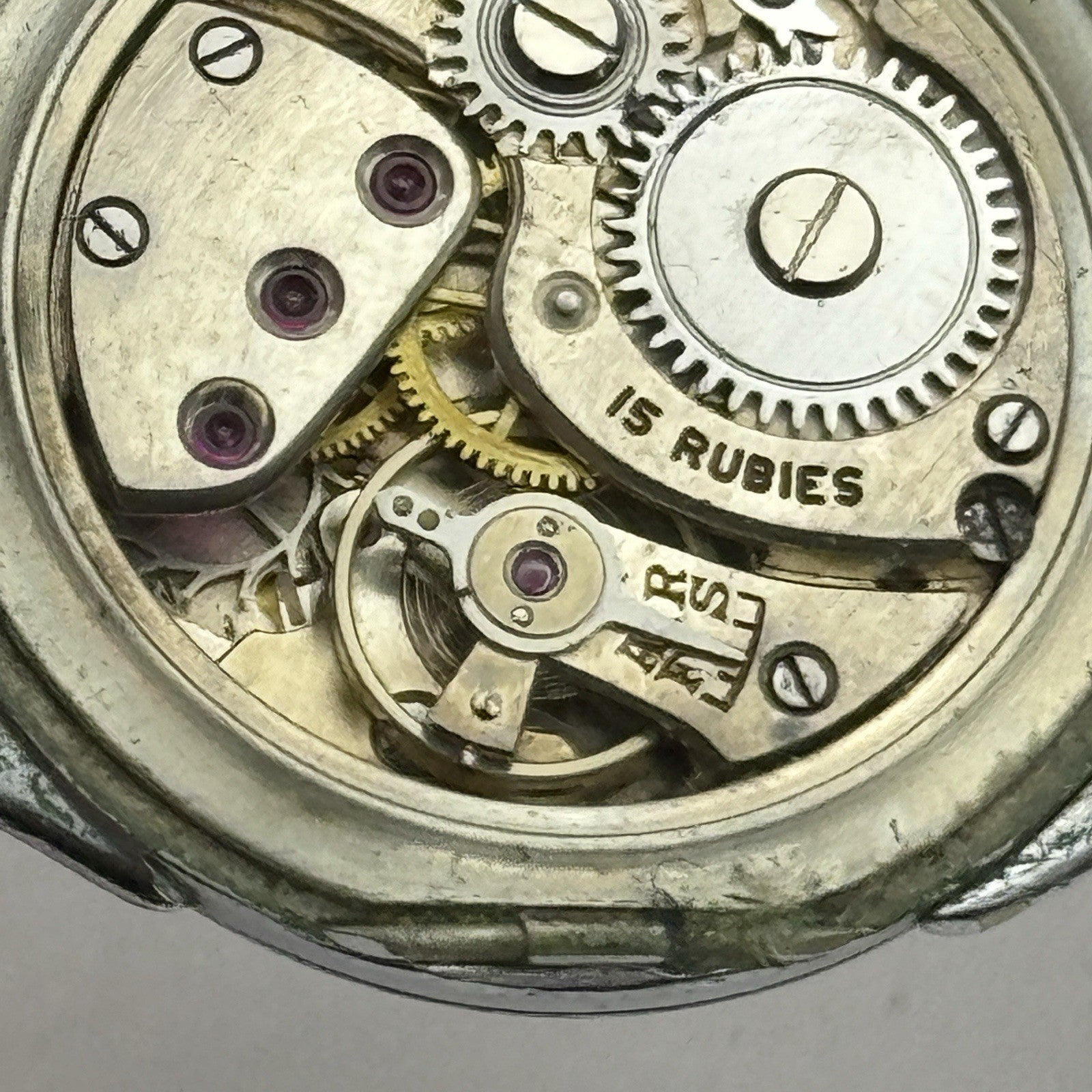 26mm Running ROLEX Snowite Rolco Vintage Military Style Watch 15 Rubies RESTORE