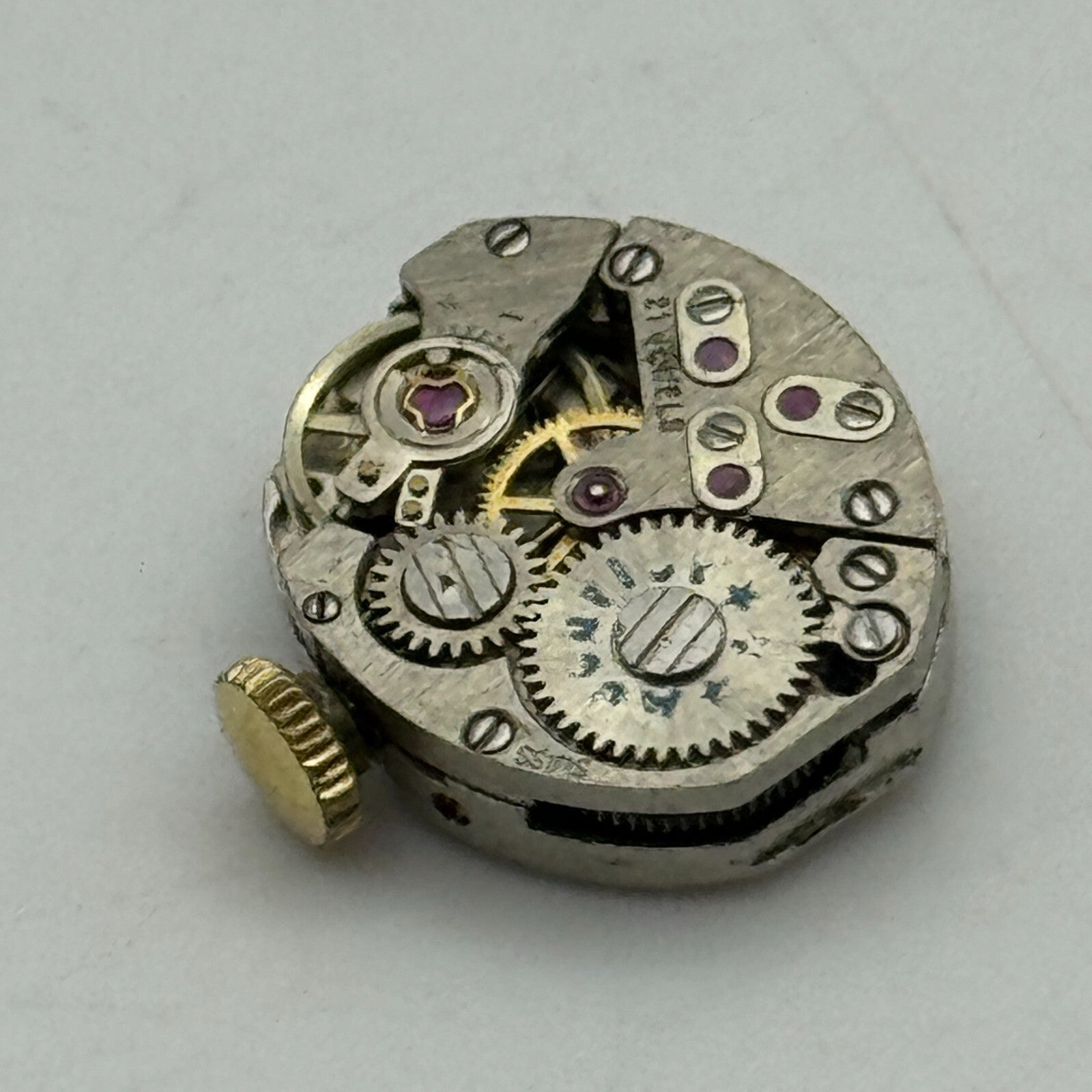 12.9mm Ladies Accurist AS 1977-2 A Schild Manual Wind Swiss Watch Movement PARTS