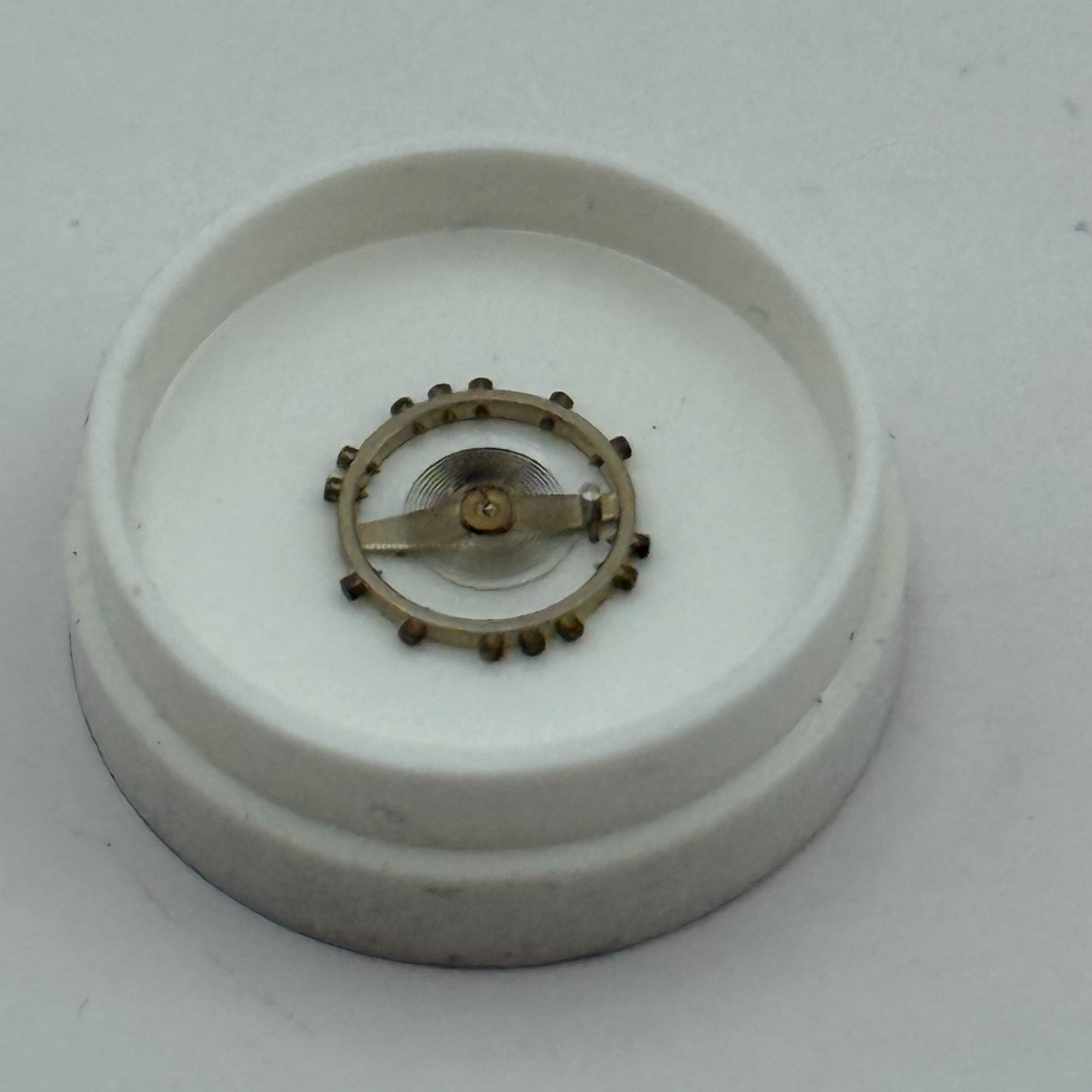 ETA 2410 Balance Wheel Complete And Spring 6¾’’’ 1059 M Watch Movement Parts 