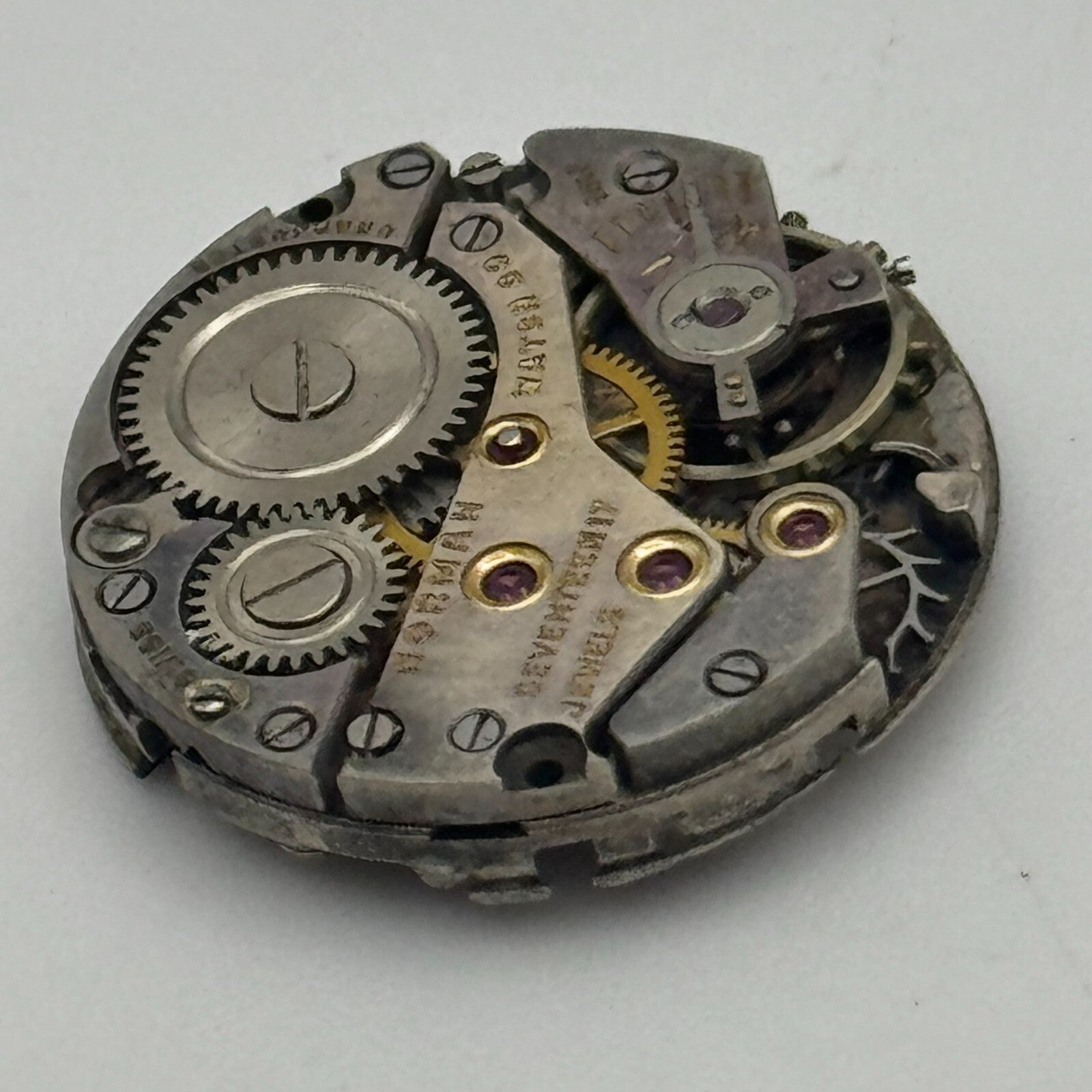 19.7mm Norman AS 970 A Schild Manual Wind 17 Jewels Swiss Watch Movement PARTS