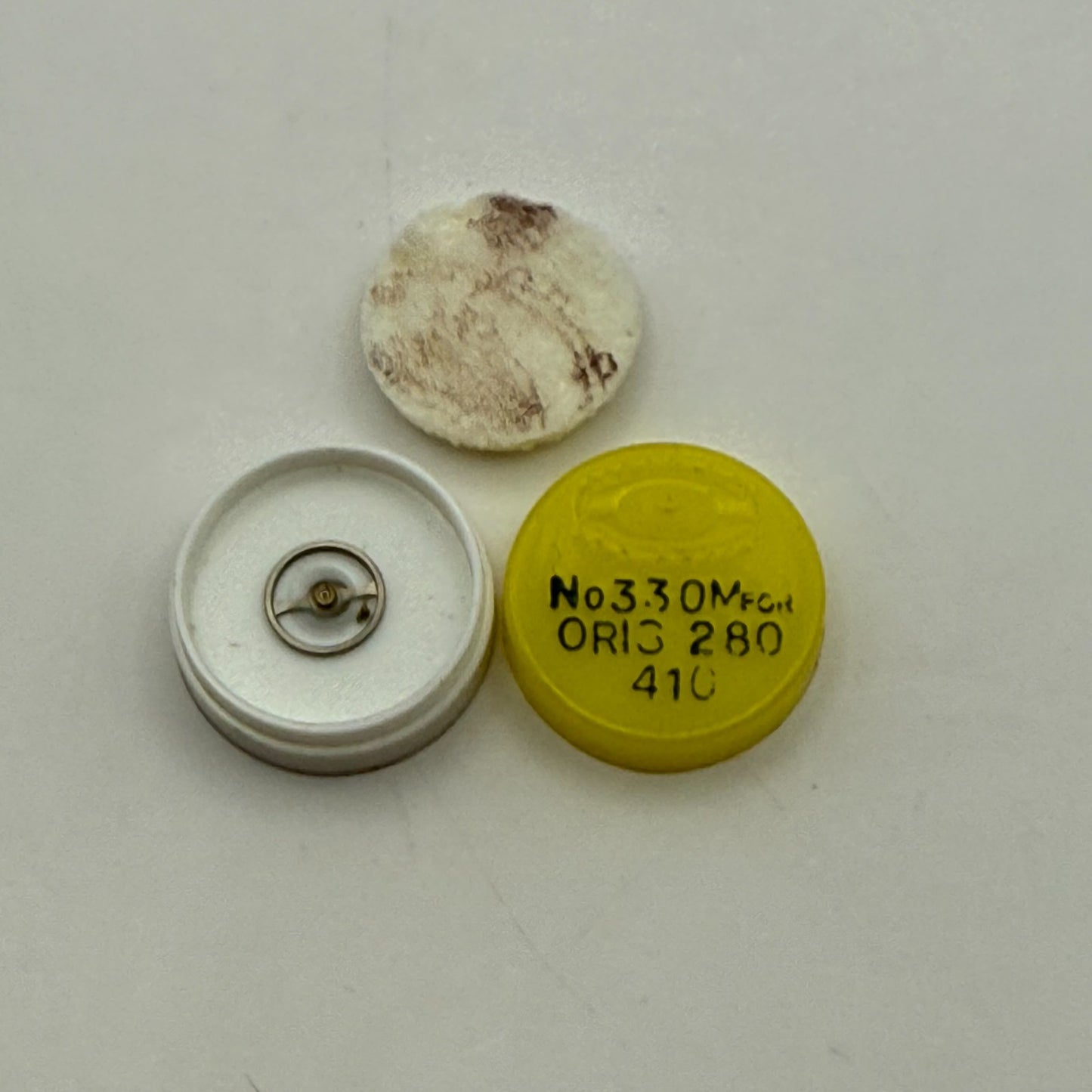 Oris 280 410 Balance Wheel Complete And Spring 330 M Watch Movement Parts NOS