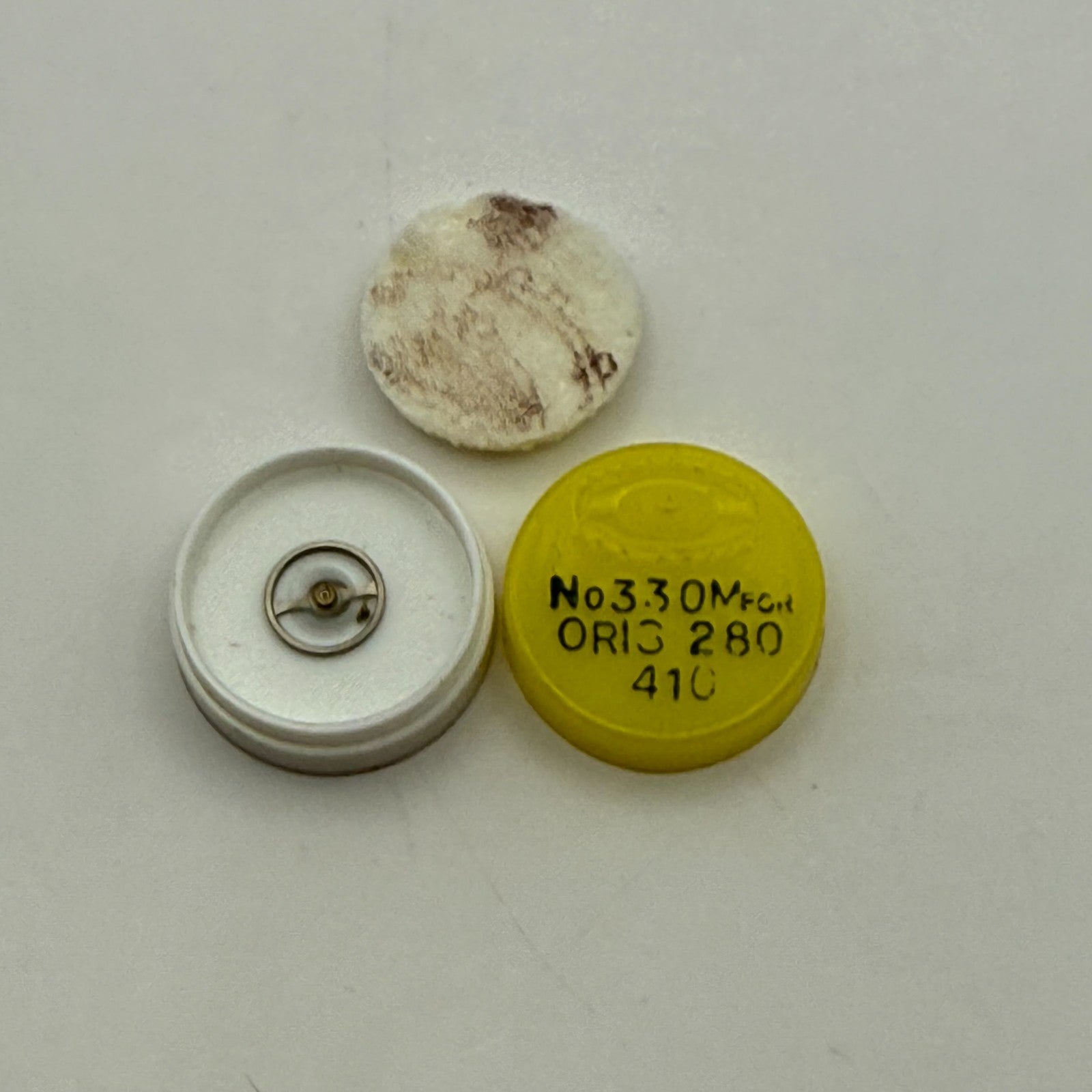 Oris 280 410 Balance Wheel Complete And Spring 330 M Watch Movement Parts NOS