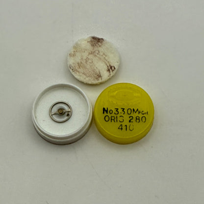 Oris 280 410 Balance Wheel Complete And Spring 330 M Watch Movement Parts NOS